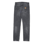 CARHARTT Mens Regular Fit Blue Denim Jeans W29 L32 Button Closure Classic Style