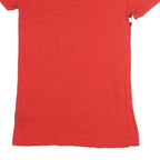 TOMMY HILFIGER Womens Red Graphic T-Shirt XXS Short Sleeve Crew Neck Cotton