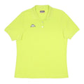 KAPPA Womens Yellow Short Sleeve Plain Cotton Polo Shirt 3XL Casual Summer