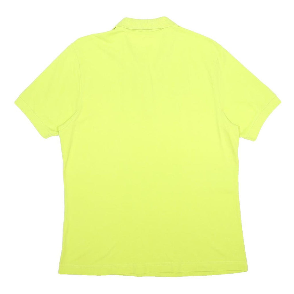 KAPPA Womens Yellow Short Sleeve Plain Cotton Polo Shirt 3XL Casual Summer