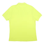 KAPPA Womens Yellow Short Sleeve Plain Cotton Polo Shirt 3XL Casual Summer