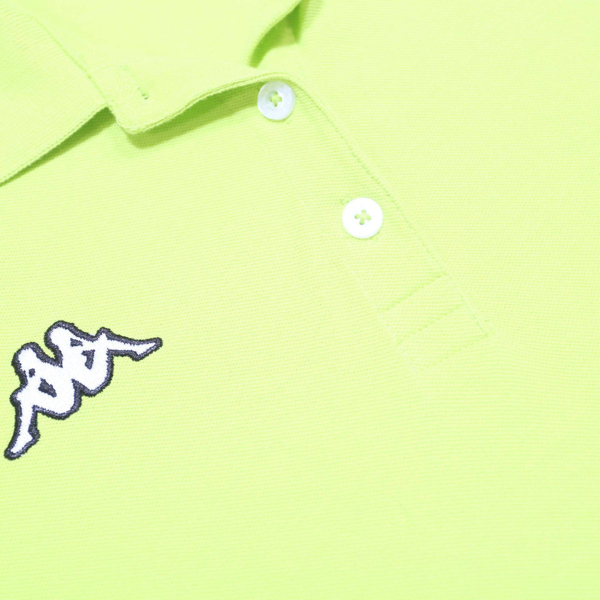 KAPPA Womens Yellow Short Sleeve Plain Cotton Polo Shirt 3XL Casual Summer