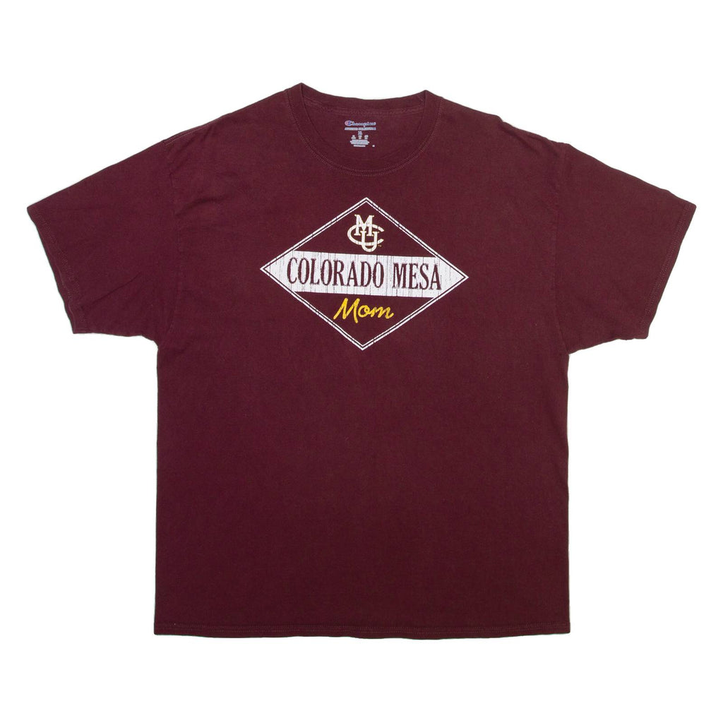 CHAMPION Colorado Mesa University Mens T-Shirt Maroon XL