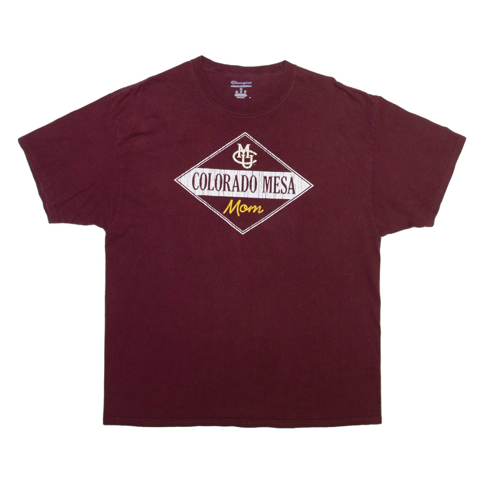 CHAMPION Colorado Mesa University Mens T-Shirt Maroon XL