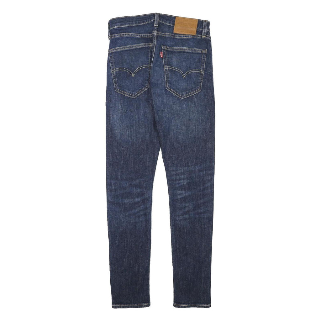 LEVI'S Womens Slim Blue Denim Dark Jeans W28 L30 Zip Cotton Blend