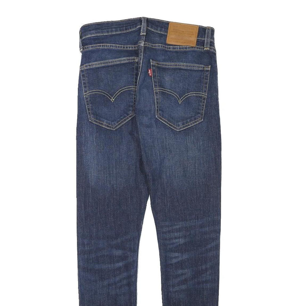 LEVI'S Womens Slim Blue Denim Dark Jeans W28 L30 Zip Cotton Blend