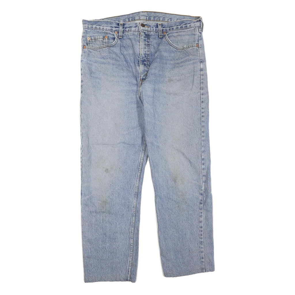 LEVI'S Mens Jeans Blue Regular Straight Denim Medium W36 L29 Classic Zip
