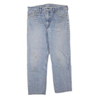 LEVI'S Mens Jeans Blue Regular Straight Denim Medium W36 L29 Classic Zip