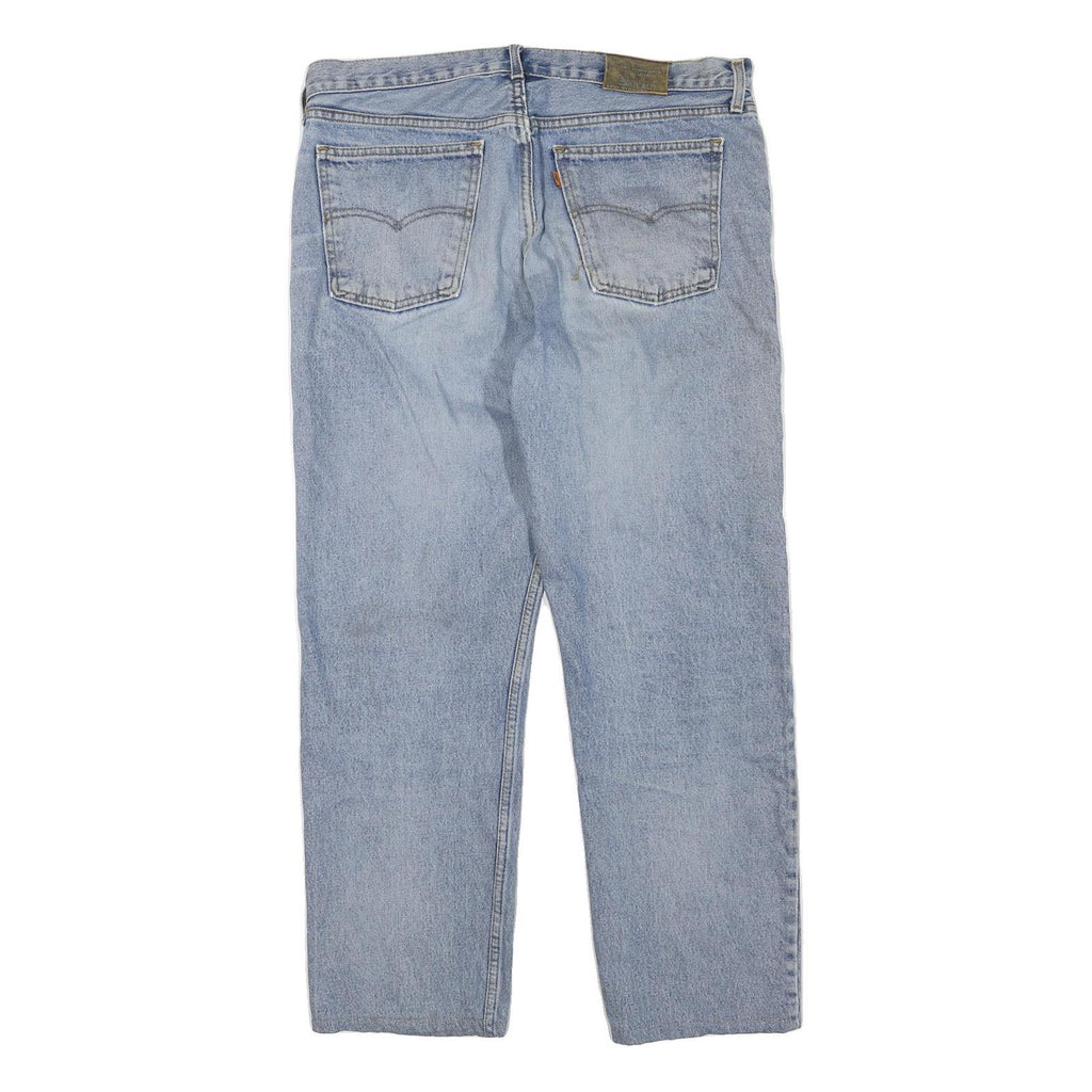 LEVI'S Mens Jeans Blue Regular Straight Denim Medium W36 L29 Classic Zip
