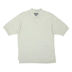 NIKE Mens White Cotton Polo Shirt S Short Sleeve Plain Casual Summer
