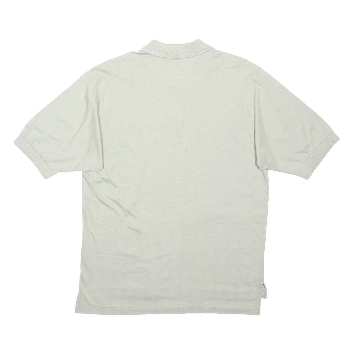 NIKE Mens White Cotton Polo Shirt S Short Sleeve Plain Casual Summer