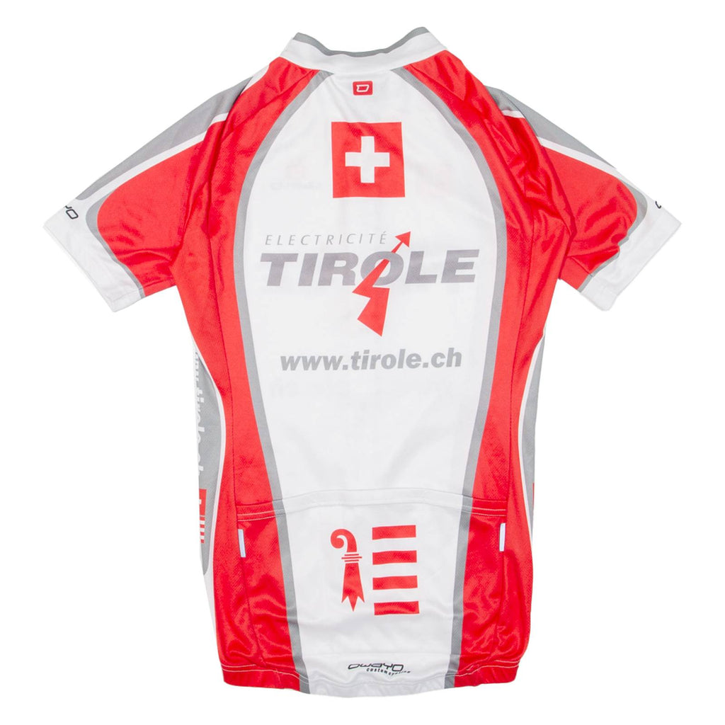 Cycling Mens Jersey Red Full Zip S