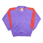 PUMA Mens Purple & Red Zip Jacket M Cotton Blend Casual Sportswear