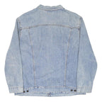 LEVI'S Mens Blue Denim Classic Jacket 2XL Button Closure Casual Outerwear