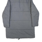 ELLESSE Womens Grey Long Sleeve Puffer Jacket UK 10 Polyester Blend Hood