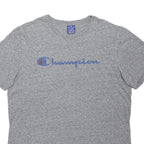 CHAMPION Mens Grey Cotton Blend Graphic T-Shirt XL Short Sleeve Crew Neck Casual