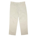 DICKIES Mens Cotton Blend Beige Regular Fit Straight Leg Trousers W38 L31