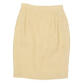 Womens Pencil Skirt Beige Knee Length Chevron S