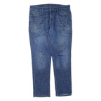 CALVIN KLEIN JEANS Womens Jeans Blue Regular Tapered Stone Wash W34 L31