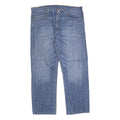 LEVI'S 505 Mens Jeans Blue Regular Straight Denim Medium W38 L28 Classic Zip