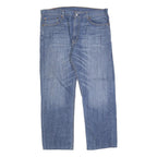 LEVI'S 505 Mens Jeans Blue Regular Straight Denim Medium W38 L28 Classic Zip