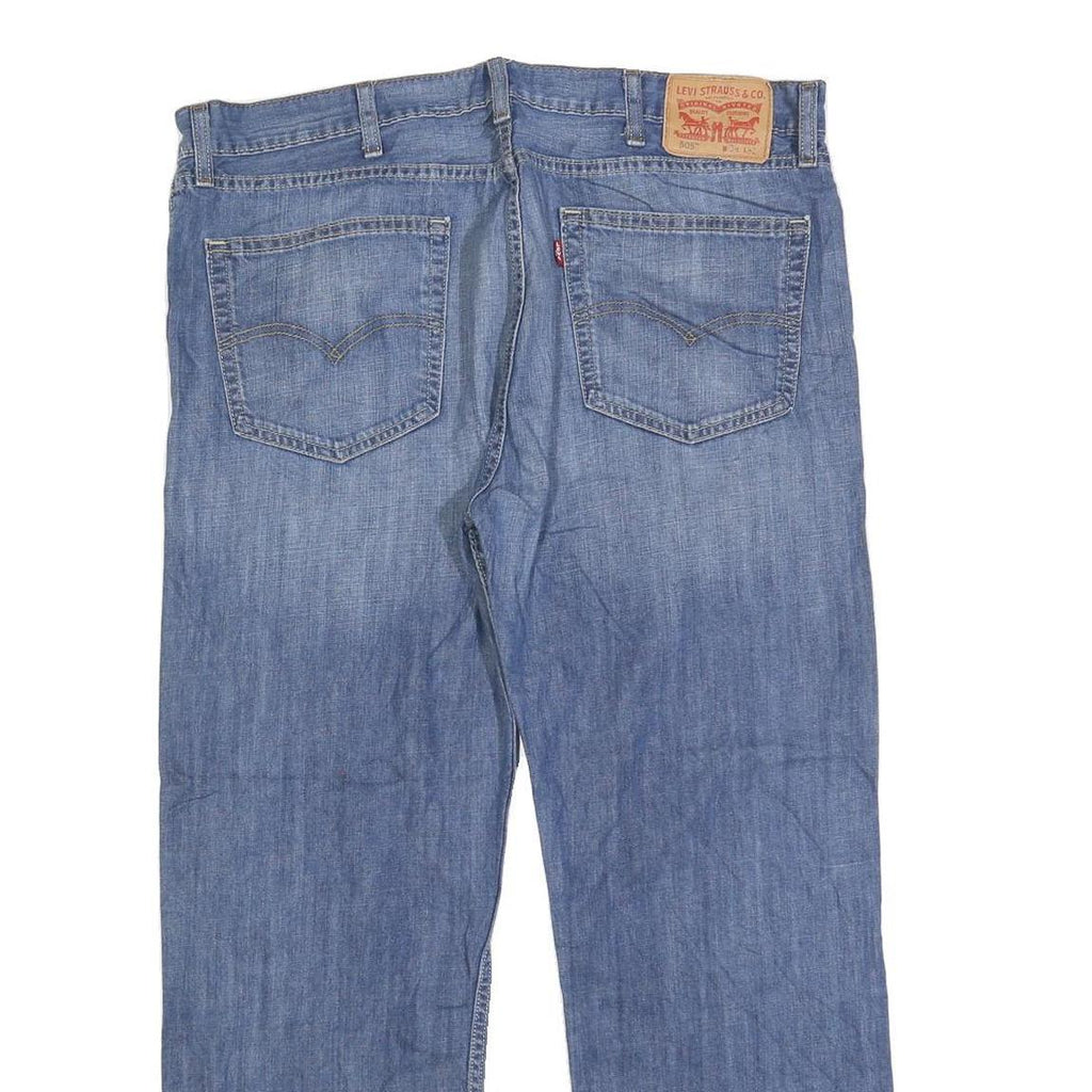 LEVI'S 505 Mens Jeans Blue Regular Straight Denim Medium W38 L28 Classic Zip