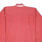 HENRI LLOYD Mens Red Long Sleeve Plain M Rugby Polo Shirt Cotton Blend