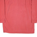 HENRI LLOYD Mens Red Long Sleeve Plain M Rugby Polo Shirt Cotton Blend