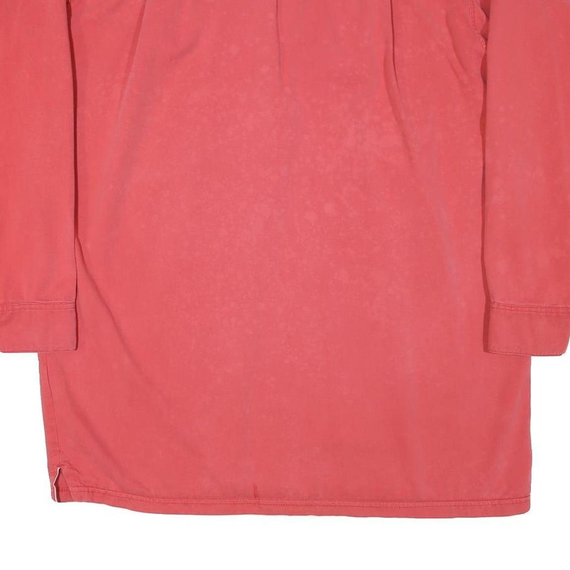 HENRI LLOYD Mens Red Long Sleeve Plain M Rugby Polo Shirt Cotton Blend