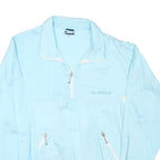 GOLDEN CUP Womens Blue Zip Jacket M Polyester Plain Lightweight Casual