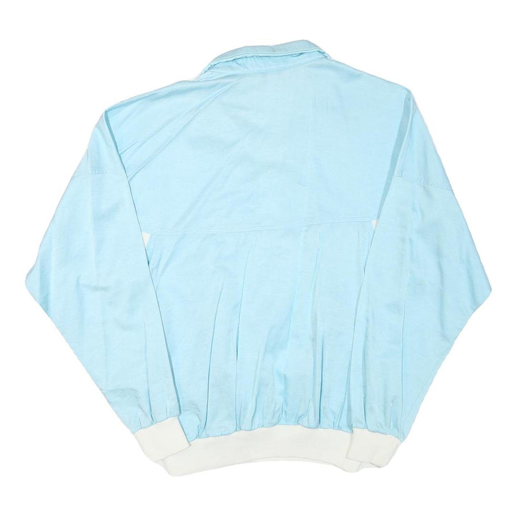 GOLDEN CUP Womens Blue Zip Jacket M Polyester Plain Lightweight Casual