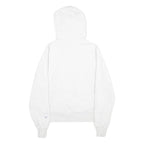 CHAMPION REVERSE WEAVE Mens White Pullover Hoodie XS Classic Logo Cotton Blend