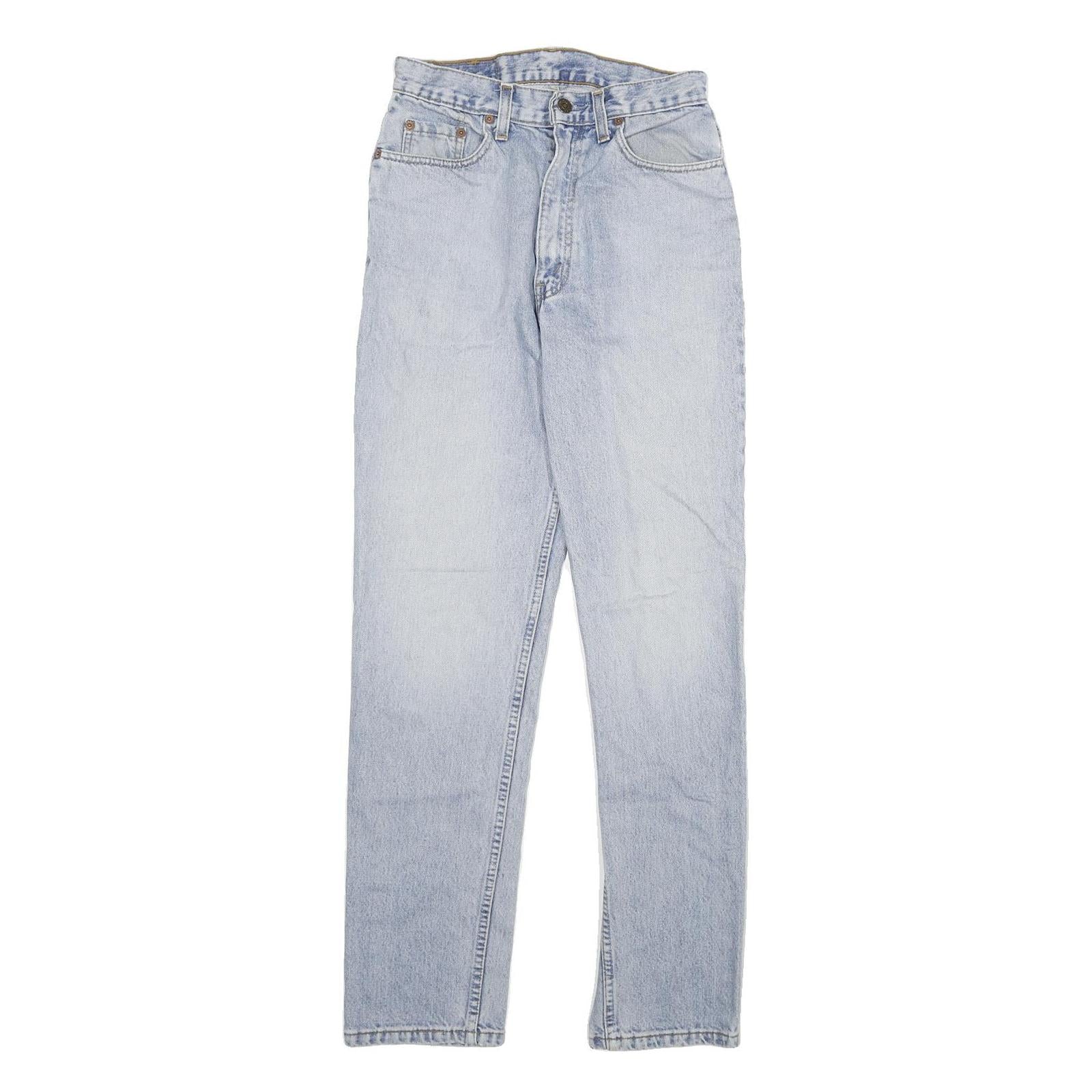 LEVI'S Mens Slim Blue Denim Light Jeans W26 L30 Cotton Blend Zip Classic Fit