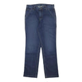CARHARTT Mens Jeans Blue Relaxed Straight Denim Medium W32 L32 Workwear Zip