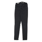 LEVI'S 721 Womens Jeans Black Slim Skinny Denim W24 L28 Stretch Cotton Blend