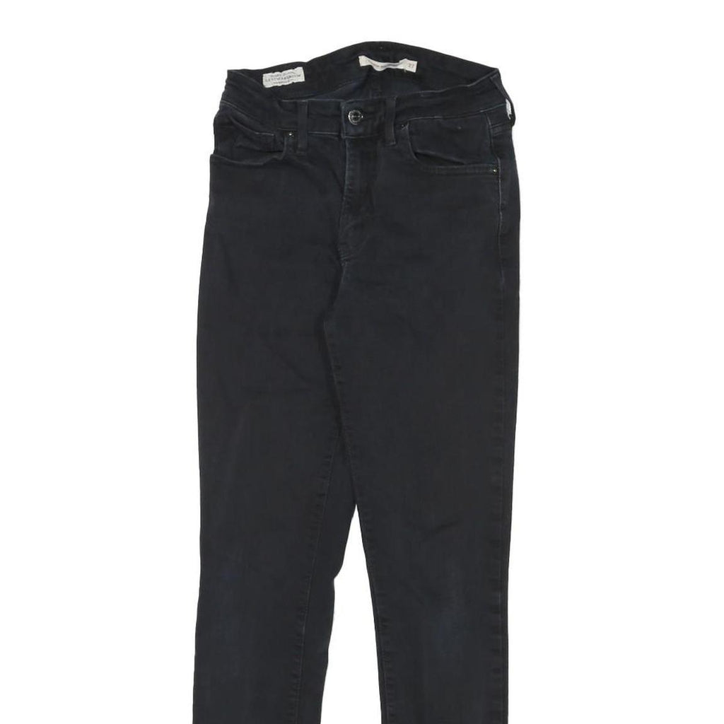 LEVI'S 721 Womens Jeans Black Slim Skinny Denim W24 L28 Stretch Cotton Blend