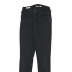 LEVI'S 721 Womens Jeans Black Slim Skinny Denim W24 L28 Stretch Cotton Blend