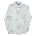 TOMMY HILFIGER Womens Shirt Blue Floral Long Sleeve UK 10