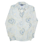 TOMMY HILFIGER Womens Shirt Blue Floral Long Sleeve UK 10