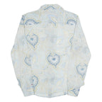 TOMMY HILFIGER Womens Shirt Blue Floral Long Sleeve UK 10
