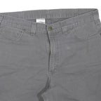 CARHARTT Mens Grey Workwear Casual Shorts XL W36 Durable Polyester Blend