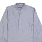 HUGO Mens Blue Shirt S Cotton Classic Formal Long Sleeve Button Shirt