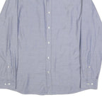 HUGO Mens Blue Shirt S Cotton Classic Formal Long Sleeve Button Shirt