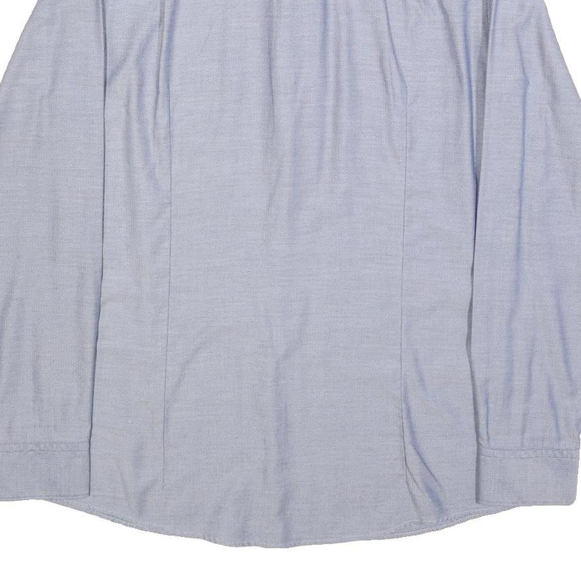 HUGO Mens Blue Shirt S Cotton Classic Formal Long Sleeve Button Shirt