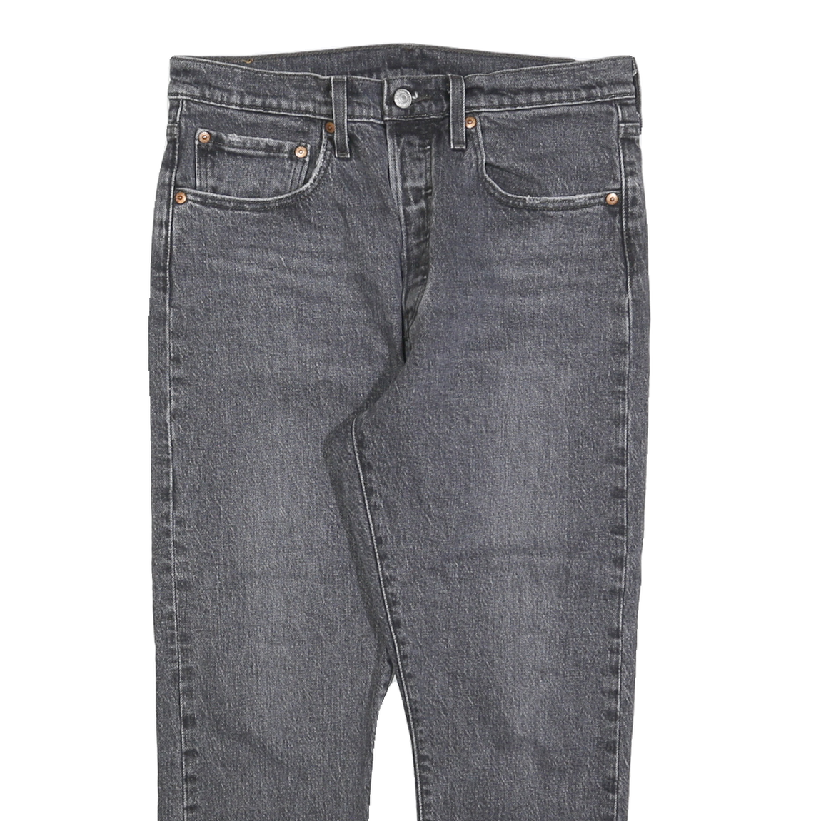 LEVI'S 501 Womens Jeans Regular Straight Denim Dark W30 L24 Classic Fit Button