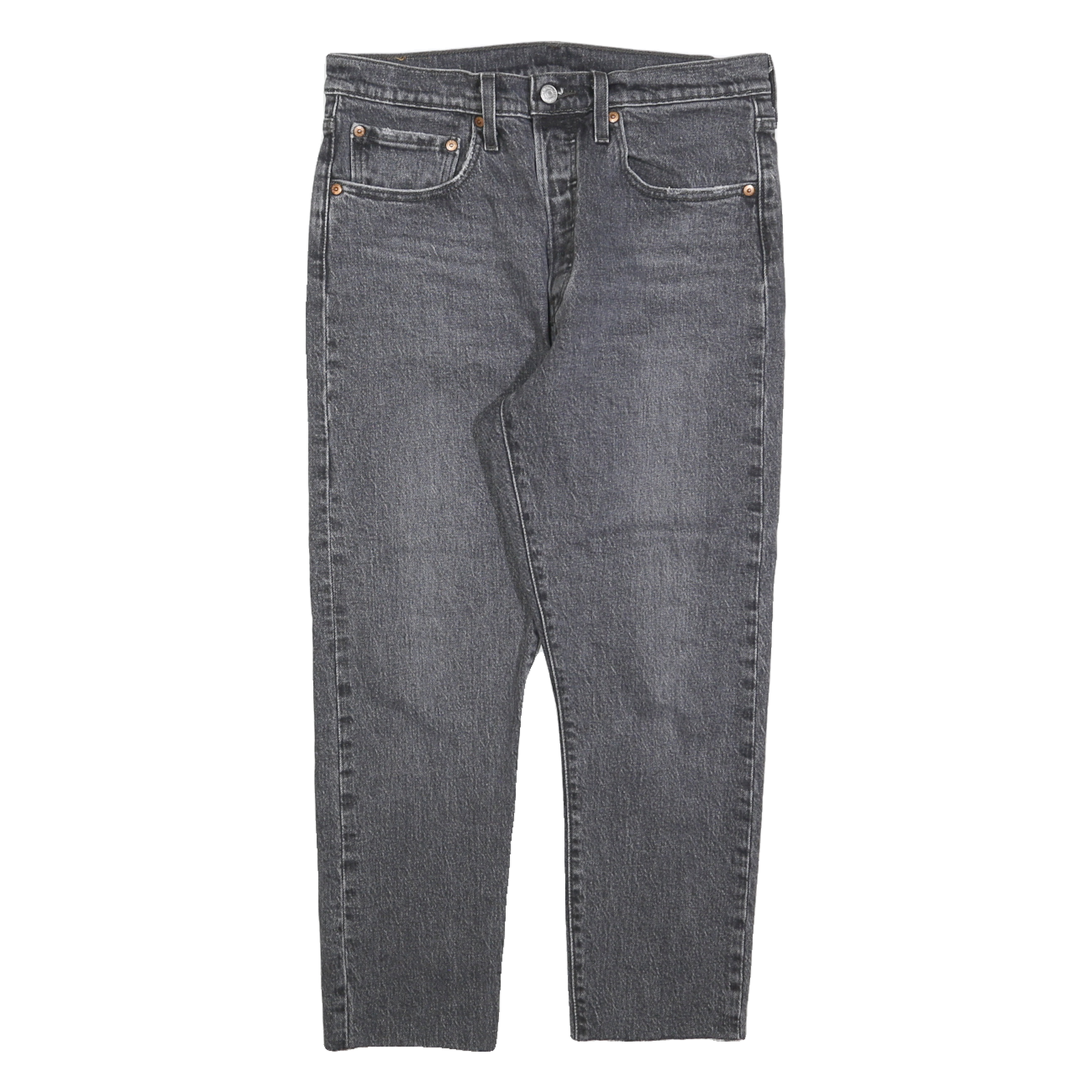 LEVI'S 501 Womens Jeans Regular Straight Denim Dark W30 L24 Classic Fit Button