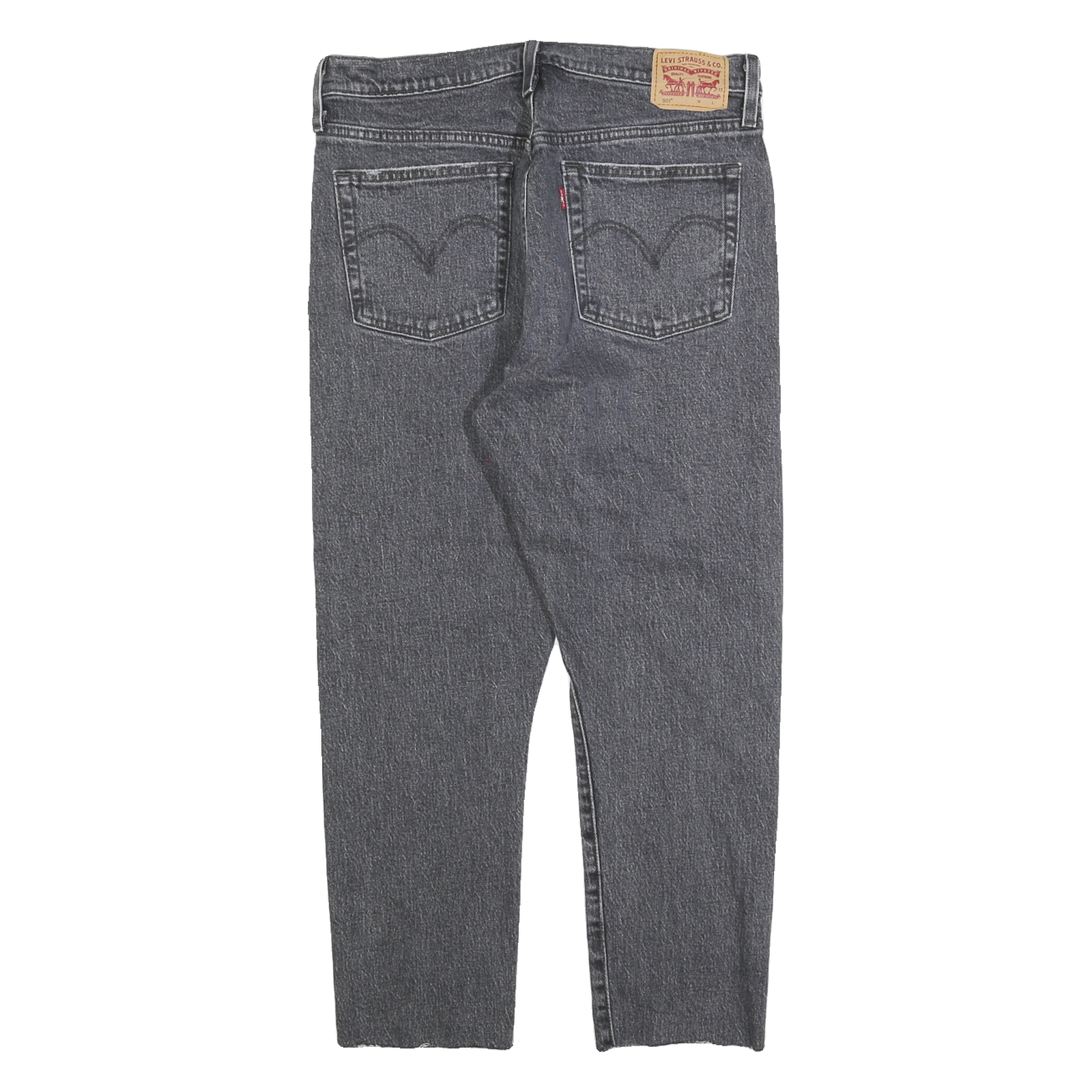 LEVI'S 501 Womens Jeans Regular Straight Denim Dark W30 L24 Classic Fit Button