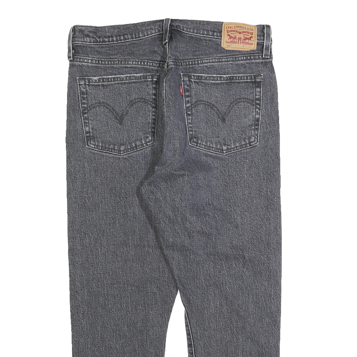 LEVI'S 501 Womens Jeans Regular Straight Denim Dark W30 L24 Classic Fit Button