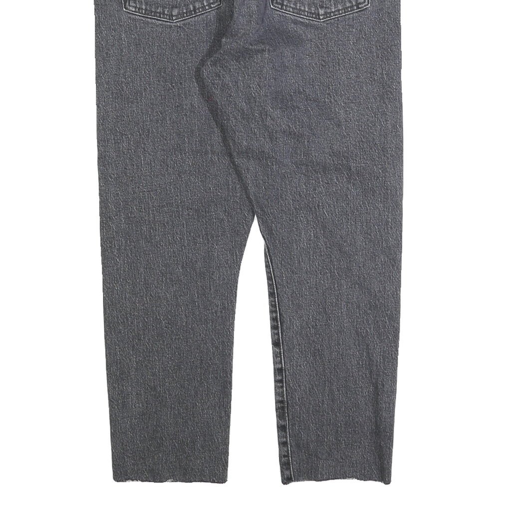 LEVI'S 501 Womens Jeans Regular Straight Denim Dark W30 L24 Classic Fit Button