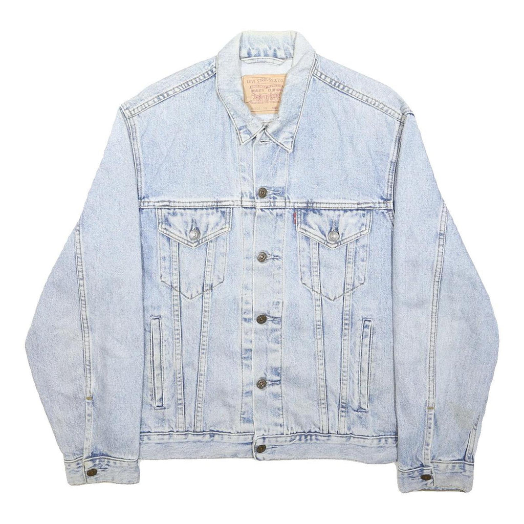 LEVI'S Mens Blue Denim Jacket M Cotton Button Classic Casual Vintage Style